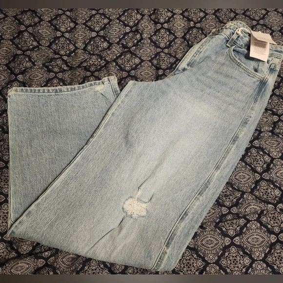 NEW Vervet Blue KRIS Baggy-Wide Jeans - Picture 3 of 8